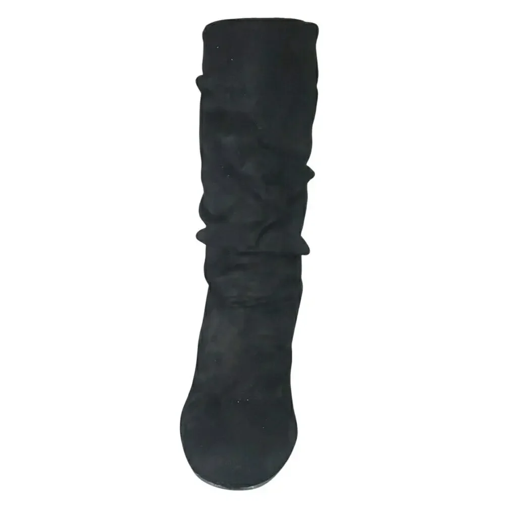Mia Steffani Pull-On Suede Bootie - Black Nova - 3